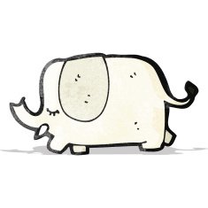 Cartoon Elephant N39