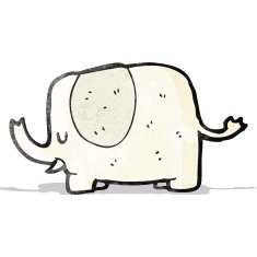Cartoon Elephant N40