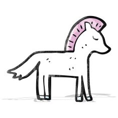 Cartoon Horse N35