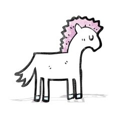 Cartoon Horse N36