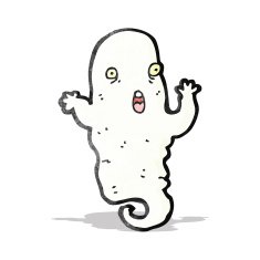 cartoon spooky ghost N26