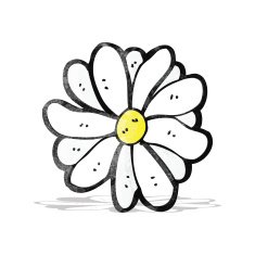 cartoon flower N78