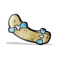 Cartoon Skateboard N6
