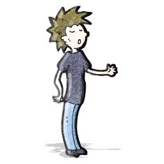 cartoon teenager N3