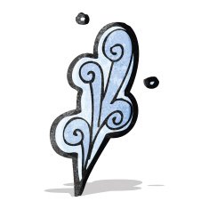 water cartoon element