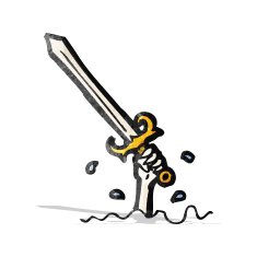 Cartoon Sword N17