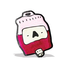 cartoon blood bag N2