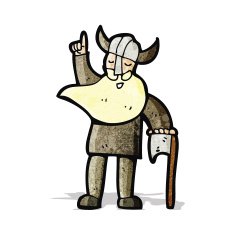 cartoon viking man N4