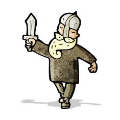 cartoon viking man N5