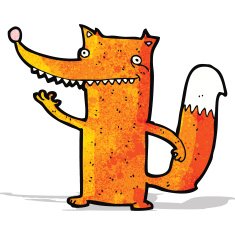 funny cartoon fox N7