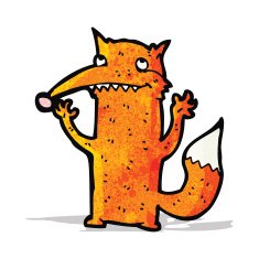 funny cartoon fox N8