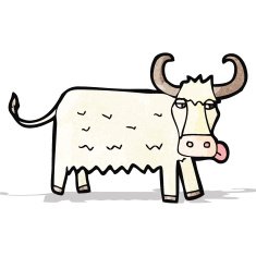 Cartoon Cow N35