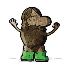 cartoon hippie man N2