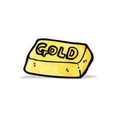 cartoon bar of gold N3
