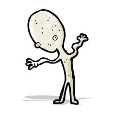 Cartoon Alien N45