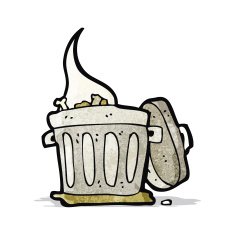 Cartoon Garbage Can N8
