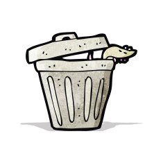 Cartoon Garbage Can N10