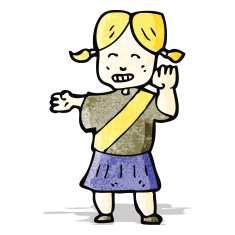 cartoon girl guide N2
