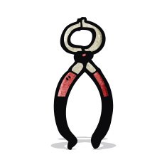 Cartoon Pliers N4