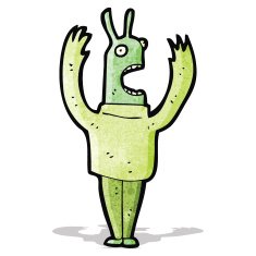 Cartoon Alien N46