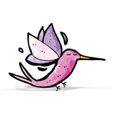 Cartoon Hummingbird N9
