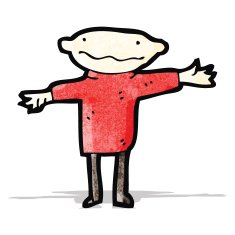 worried bald man cartoon