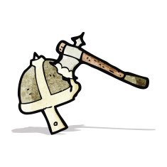 Cartoon Viking Helmet N5