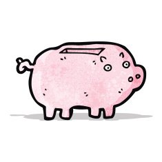 Cartoon Piggy Bank N7