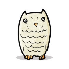Cartoon Owl N56