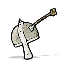 cartoon medieval helmet N6