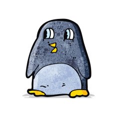 funny cartoon penguin N5