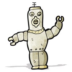 Cartoon Robot N56