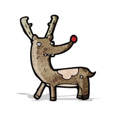 Cartoon Reindeer N17