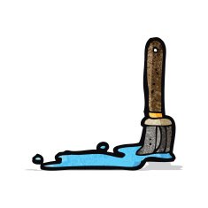 cartoon paint brush N11