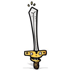 Cartoon Sword N19