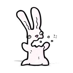 burping rabbit cartoon N3