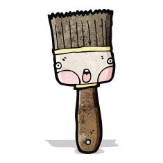 paint brush cartoon N3