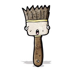 paint brush cartoon N5