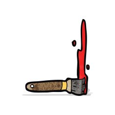 paint brush cartoon N6