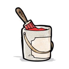 cartoon paint pot N2