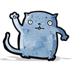 Cartoon Cat N105