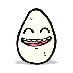cartoon happy egg