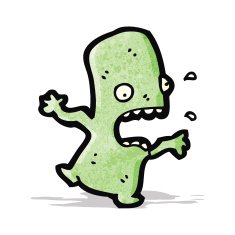 cartoon little alien N4