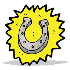 cartoon lucky horseshoe N3