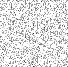 Outlined Fallen leaves