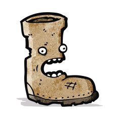 olc boot cartoon character N7
