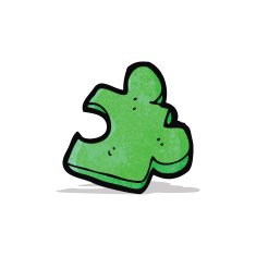 jigsaw puzzle piece cartoon N6