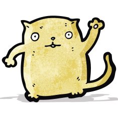 Cartoon Cat N108