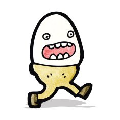Egg Cartoon Character N7