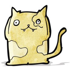 Cartoon Cat N112